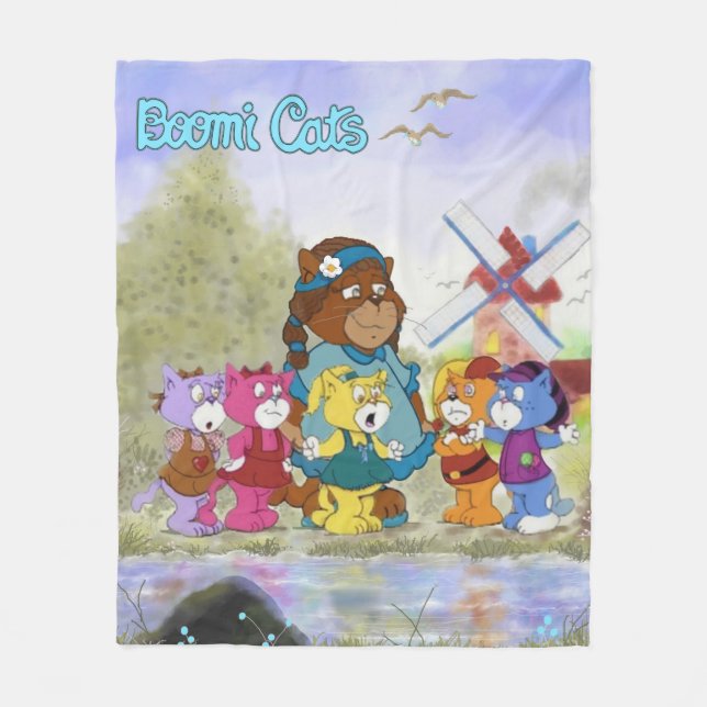 Boomi Cats Fleecefilt (Framsidan)