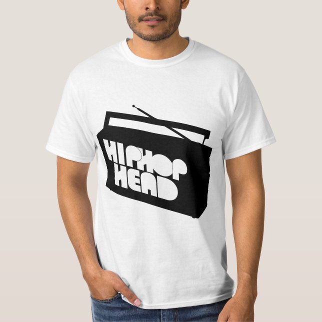 Boomin Hiphop Head T Shirt (Framsida)