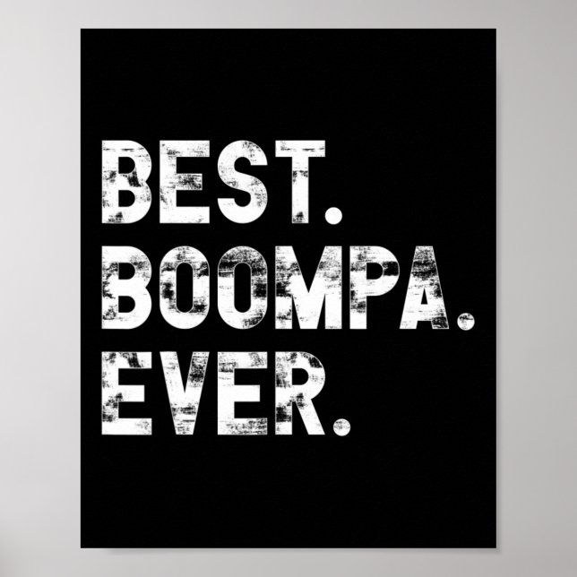 Boompa någon gång roligt att ge ut Boompa Poster (Framsidan)