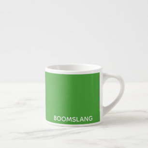 Boomslang grönt färg namn espressomugg