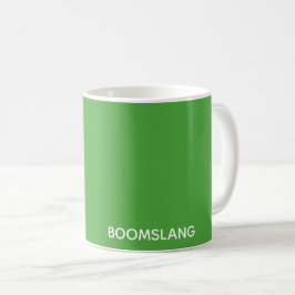 Boomslang grönt färg namn kaffemugg