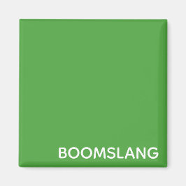 Boomslang grönt färg namn magnet