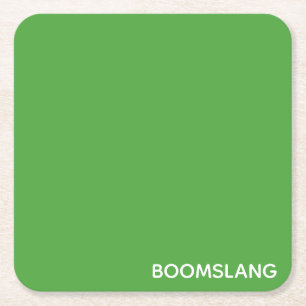 Boomslang grönt färg namn underlägg papper kvadrat