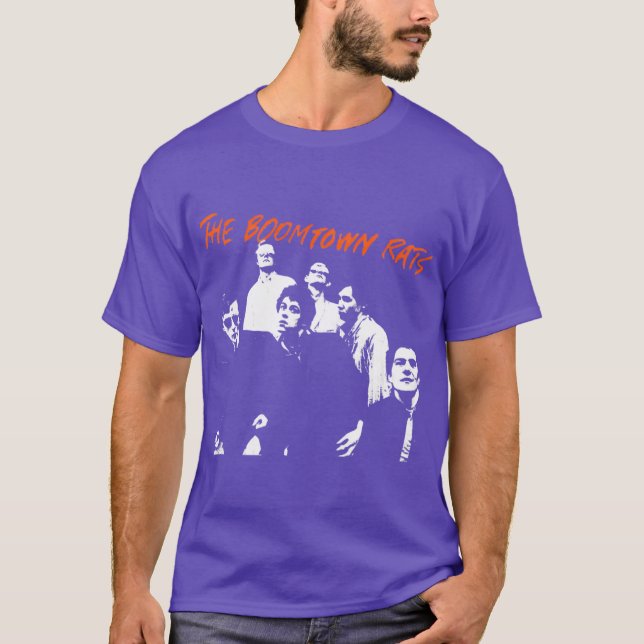 Boomtown Rats Band Retro Music Art PERFECT GIFT FO T Shirt (Framsida)