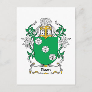 Boon Family Crest Vykort