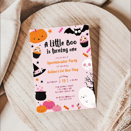 Boon första födelsedag vår lilla boo blir en inbjudningar