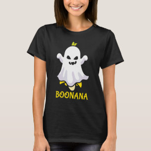 Boonana Banana Ghost Scary Cute Halloween Costume T Shirt