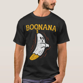 Boonana Cute Ghost Banana Halloween Costume T Shirt