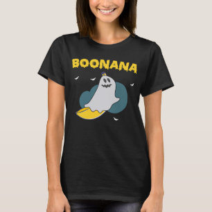Boonana Scary Halloween Ghost Banana Costume T Shirt