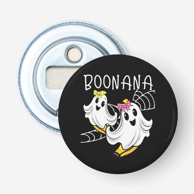 Boonana Söt Spökbanan Halloween Flasköppnare (Framsidan)