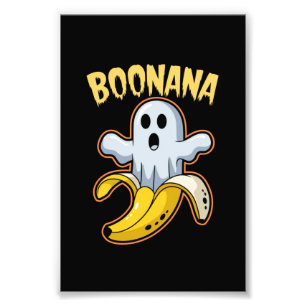 Boonana Söt Spökbanan Halloween Fototryck