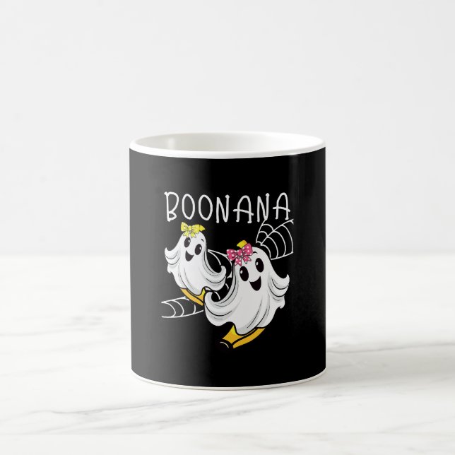 Boonana Söt Spökbanan Halloween Kaffemugg (Center)