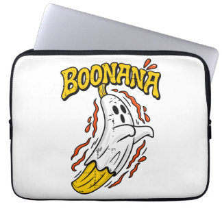 Boonana Söt Spökbanan Halloween Laptop Fodral