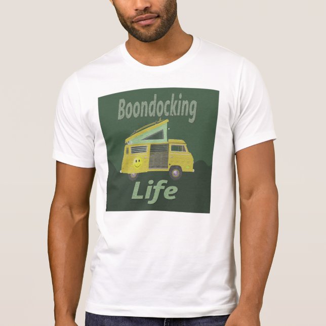 Boondockning Life Design T Shirt (Framsida)
