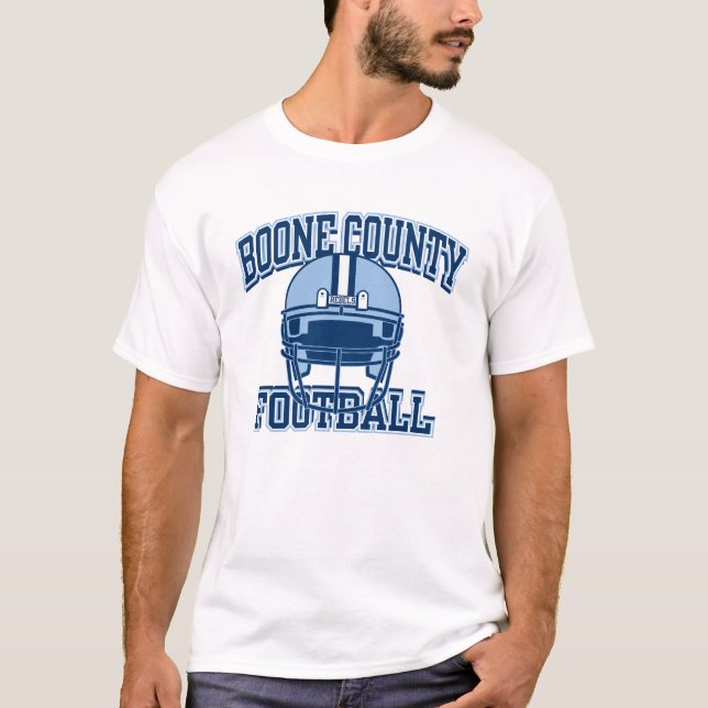 Boone County tredskas fotbollT-tröja T-shirt (Framsida)