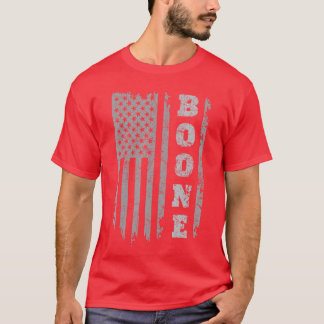 Boone Familjenamn Jag älskar Boone Personlig Vinta T Shirt
