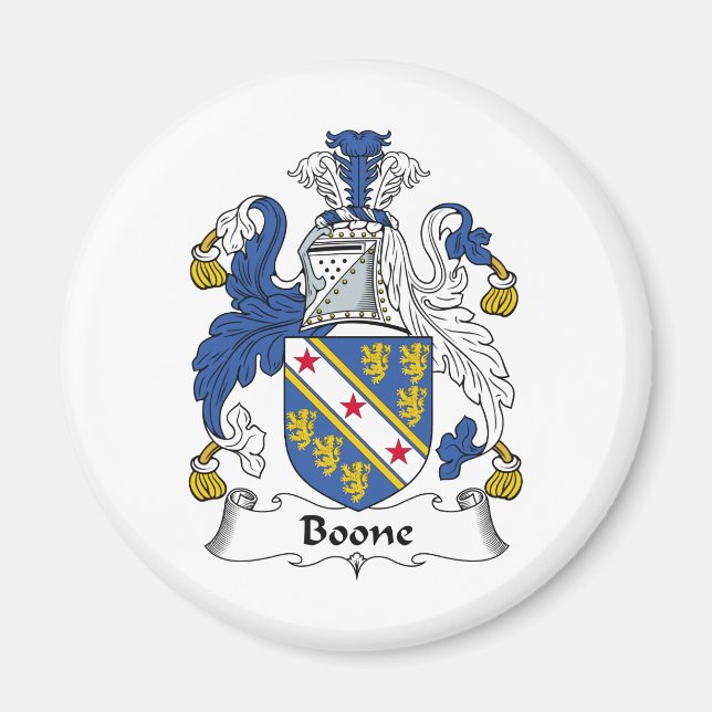 Boone Family Crest Magnet (Framsidan)