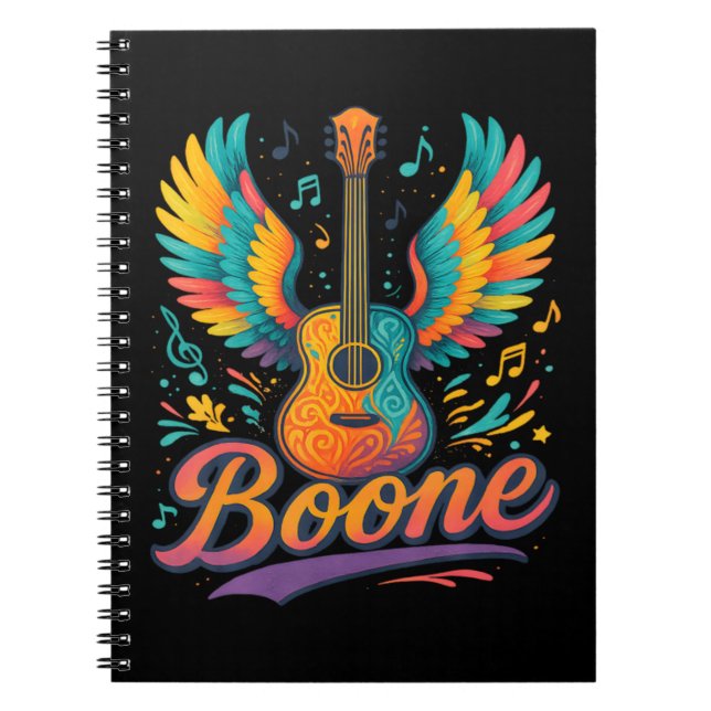 Boone Gitarr Anteckningsbok (Framsidan)