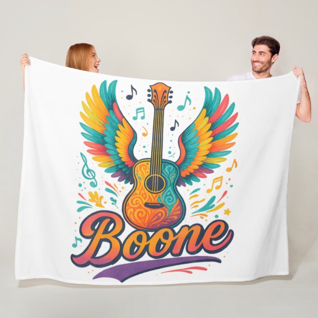 Boone Gitarr Fleecefilt (På plats)