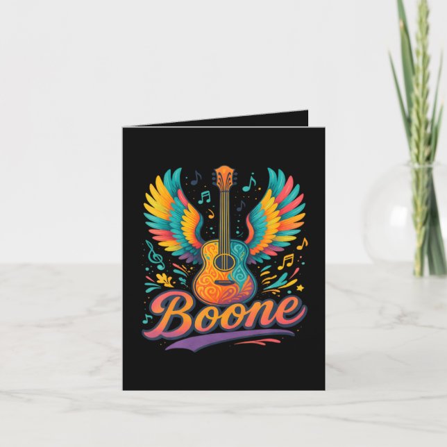 Boone Gitarr Helgkort (Framsida)