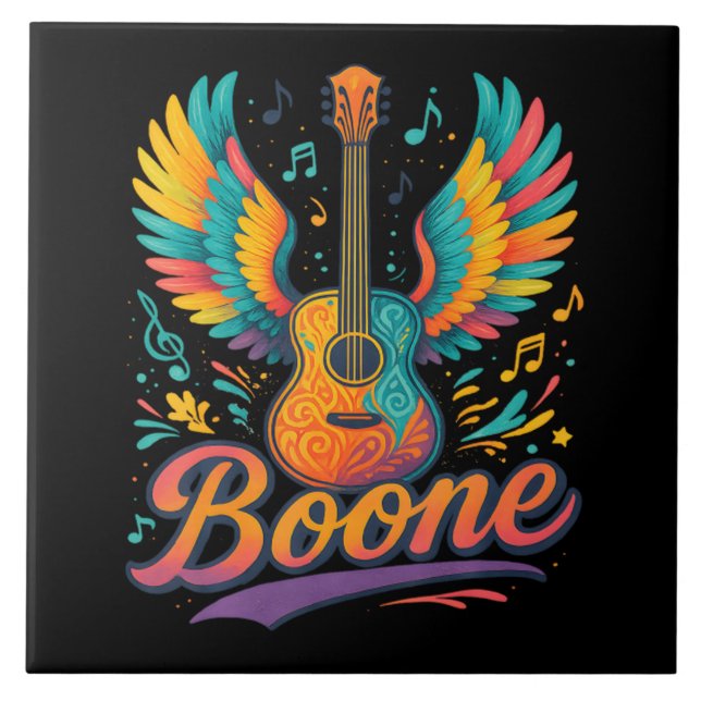 Boone Gitarr Kakelplatta (Framsidan)