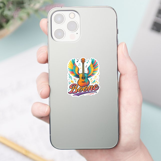 Boone Gitarr Klistermärken (Telefon)