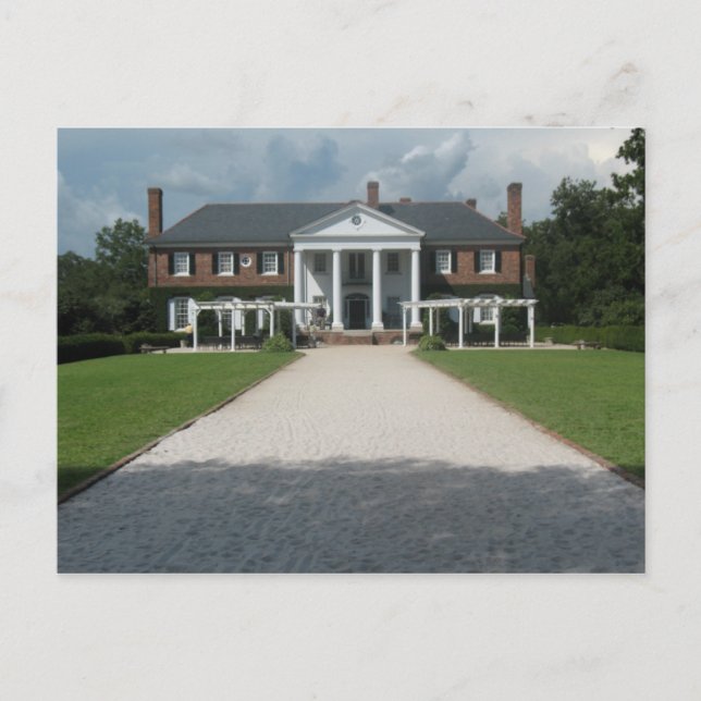 Boone Hall Plantation, Charleston SC Postcard Vykort (Framsida)