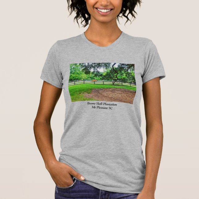 Boone Hall Stables T-Shirt (Framsida)