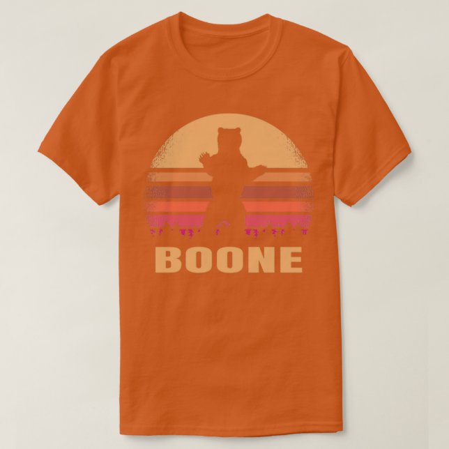 Boone North Carolina Bear T Shirt (Design framsida)