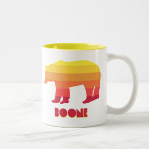 Boone North Carolina Rainbow Bear Två-Tonad Mugg