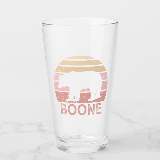 Boone North Carolina Retro Bear Glaskopp (Framsida)