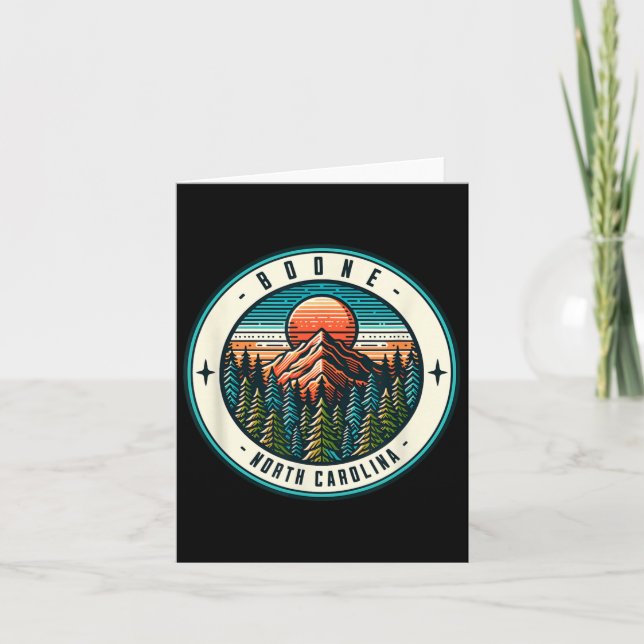 Boone North Carolina Skiing Snowboarding Family Tr Kort (Framsida)