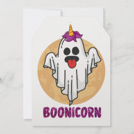 Boonicorn || Halloween Inbjudningar