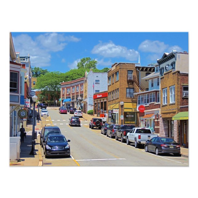 Boonton New jersey Main Street 2 Fototryck (Framsidan)