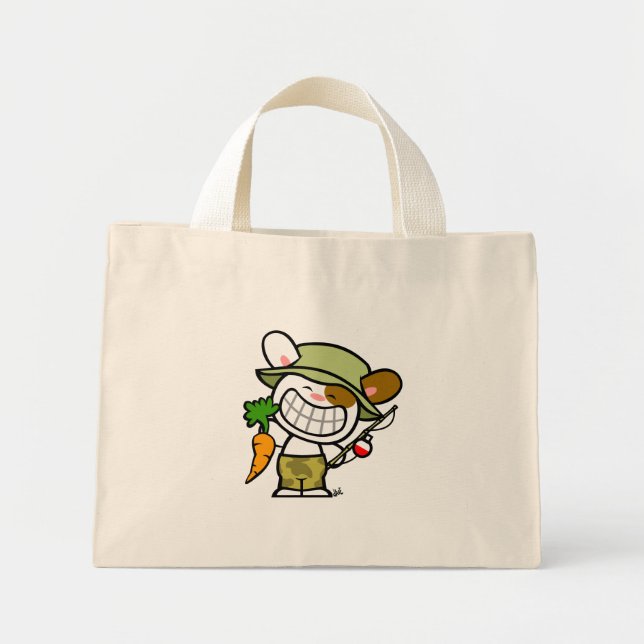 Boony "Borta Carrot-ing" Light Bags Mini Tygkasse (Framsidan)
