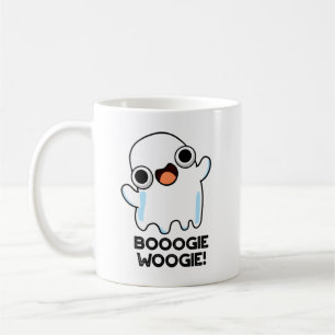 Booogie Woogie Funny Music Ghost Pun Kaffemugg