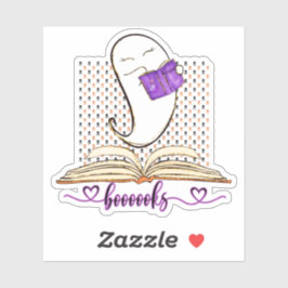 Boooker! Ghost och Bok Halloween Reading Klistermärken