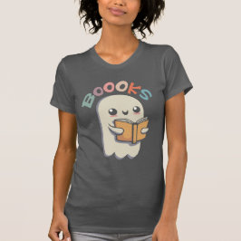 Boooks - Cute ghost reading a book T Shirt