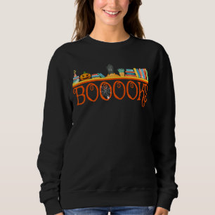 Boooks Ghost Boo Read Bokar Bibliotek Teacher Hall T Shirt