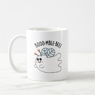 Booomble Bee Funny Ghost Bee Pun Kaffemugg