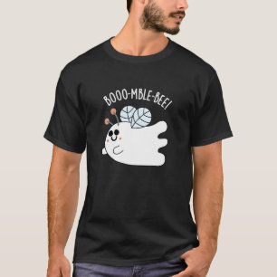 Booomble Bee Funny Ghost Bee Pun Mörk BG T Shirt