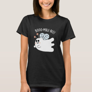 Booomble Bee Funny Ghost Bee Pun Mörk BG T Shirt