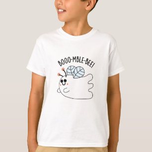 Booomble Bee Funny Ghost Bee Pun T Shirt