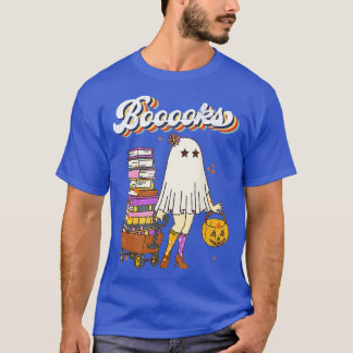 Booooks! Cute Ghost Reading Library Books Hallowee T Shirt