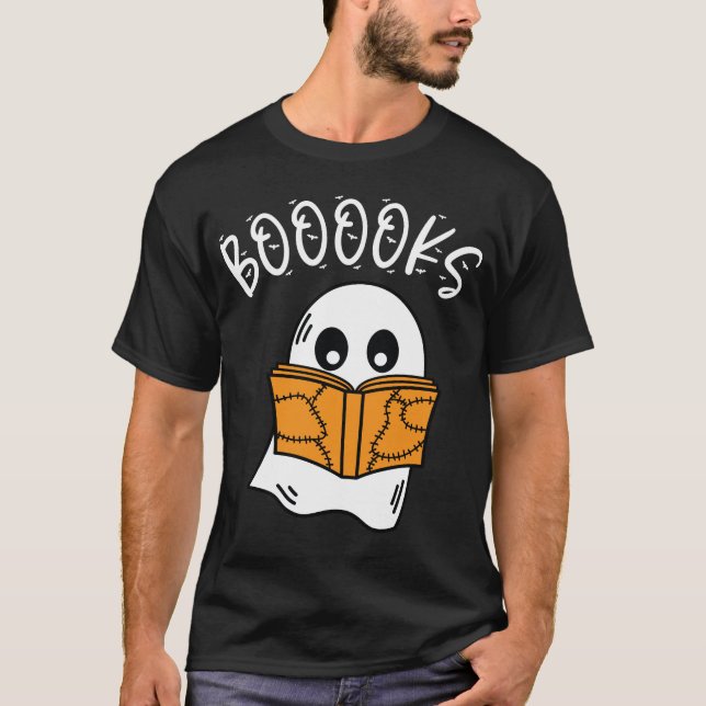 Booooks spöke t shirt (Framsida)