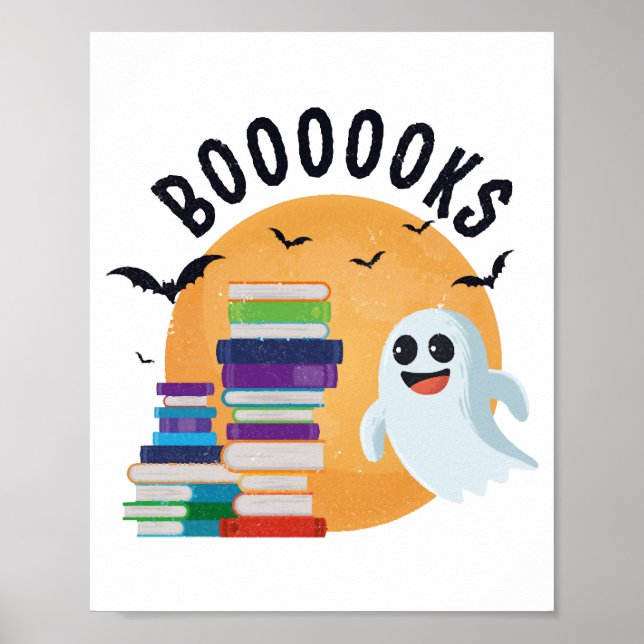 Boooooks Halloween, Booooks söta Halloween    Poster (Framsidan)