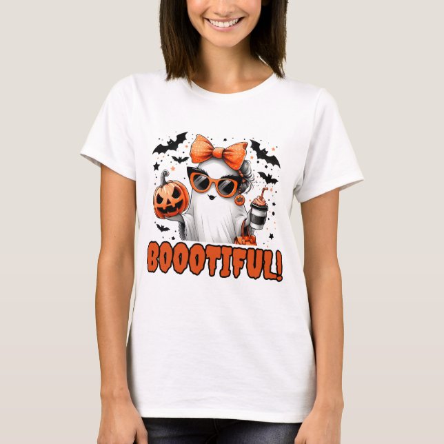 Boootiful Halloween T-Shirt (Framsida)