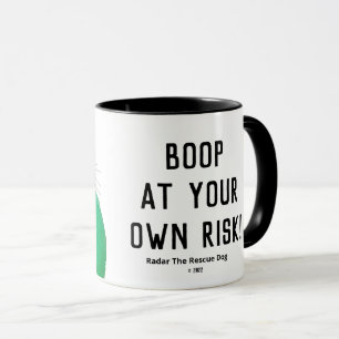 "Boop at your own Risk" Mugg - Radar Räddingen Hun