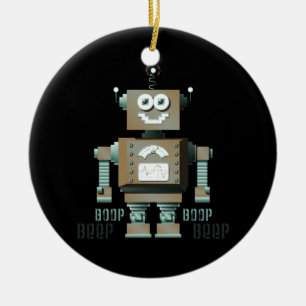 Boop att sända ut en tonsignal julgransprydnad keramik
