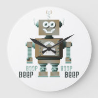 Boop att sända ut en tonsignal leksakrobotväggen